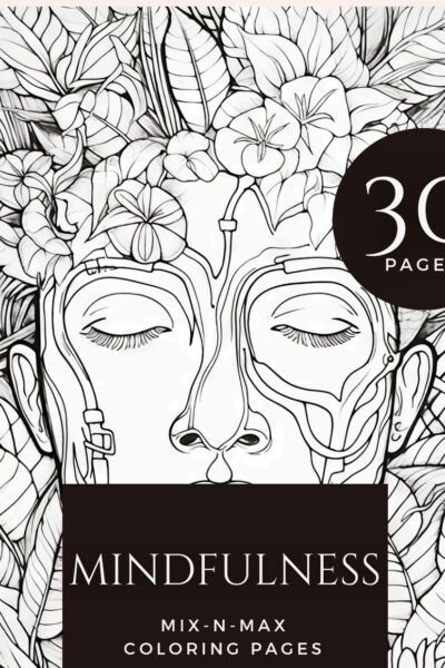 Mindfulness doodling workbook